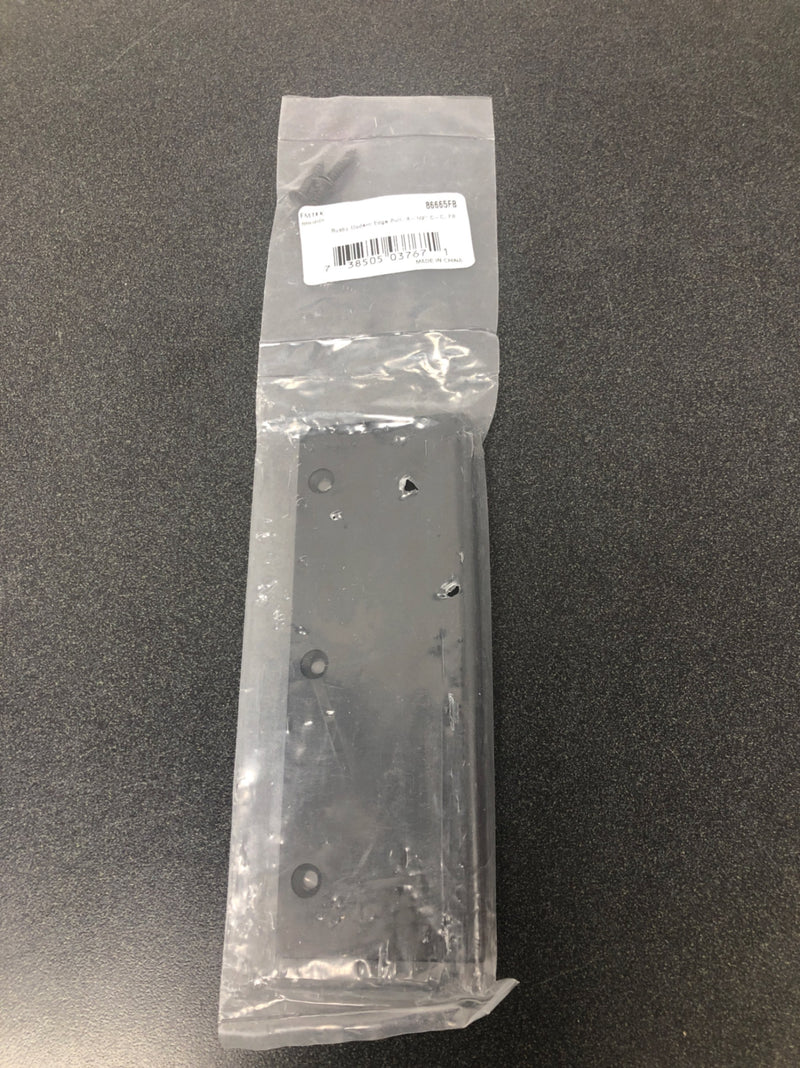 Emtek 86665FB Rustic Modern 4-1/2 Inch Center to Center Finger Cabinet Pull - Flat Black Bronze