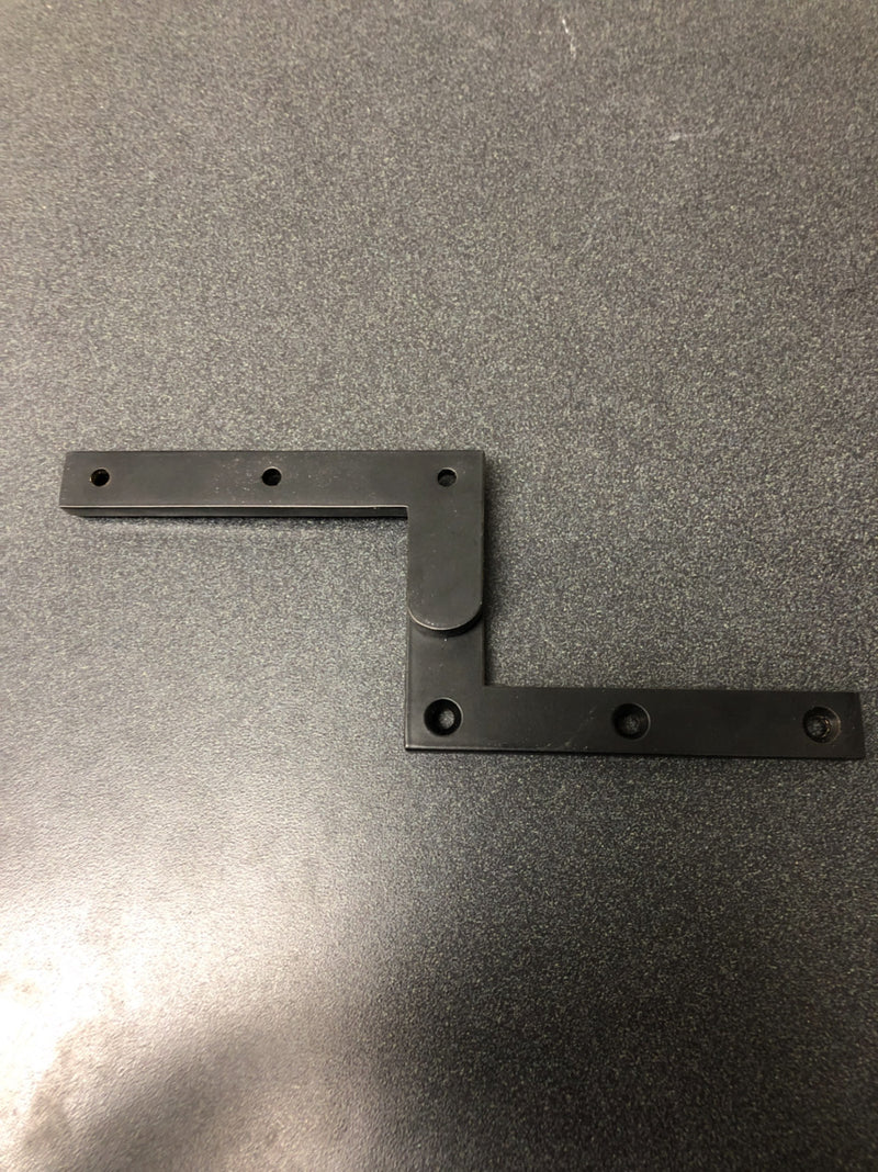 Deltana PH40U19 4-3/8" x 5/8" x 1-7/8" Solid Brass Pivot Hinge - Paint Black