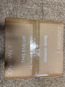 JONATHAN Y Lighting JYL9926A Honeycomb 13" Tall LED Wall Sconce - Brass Gold / Clear