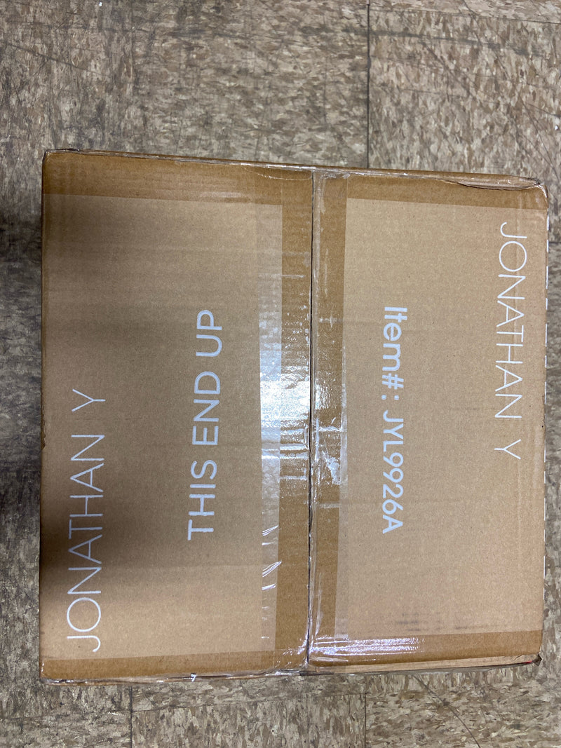 JONATHAN Y Lighting JYL9926A Honeycomb 13" Tall LED Wall Sconce - Brass Gold / Clear