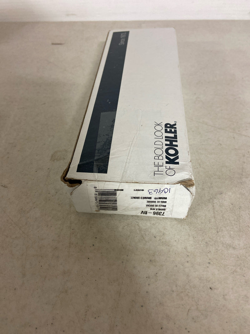 Kohler K-7396-BV 3" Straight Ceiling-Mount Shower Arm & Flange Bronze