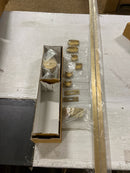 Signature Hardware 482850 Sungrove Brass Cremone Bolt for 9-1/16' Doors Brushed Brass