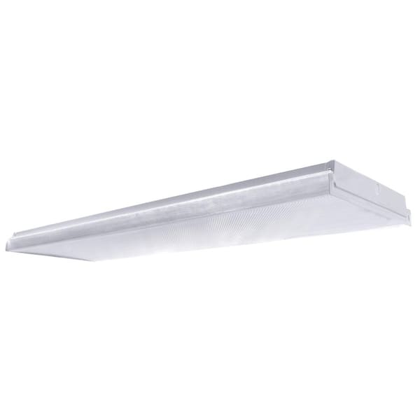Commercial electric WR484080LSL 4 ft. 8000 Lumens Integrated LED White Wrap Light, 4000K