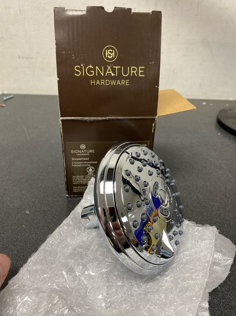 Signature Hardware SHSH2040GCP 1.75 GPM Round Multi Function Shower Head - Chrome