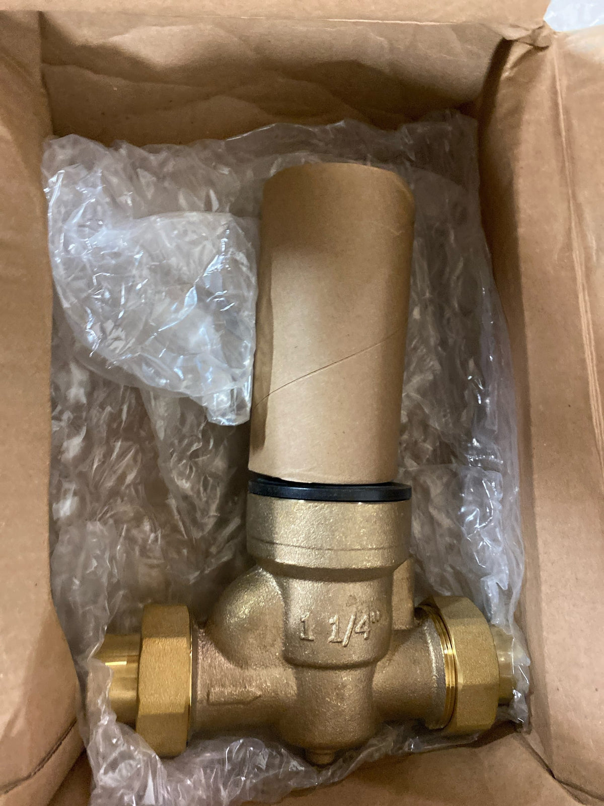 Watts 0009801 1 1/4" Lead Free Copper Silicon Water Pressure Reducing Valve - N/A