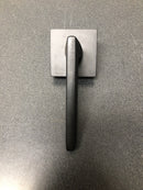 Emtek 5112HLOUS19RH Helios Right Handed Passage Door Lever Set with Modern Rectangular Rose - Flat Black