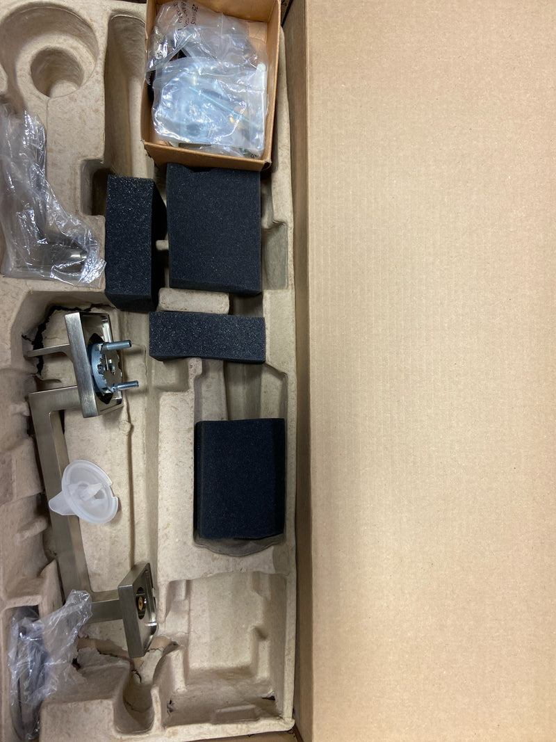 Baldwin 85390056ACRH Minneapolis Right Handed Sectional Handleset with 5162 Lever - Minus Deadbolt - Satin Nickel