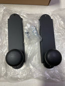 EMTEK E8856PUS19 DUMMY PAIRED SIDEPLATE LOCKSETS DELAWARE 5-1/2 C-C KEYED PROVIDENCE KNOB US19