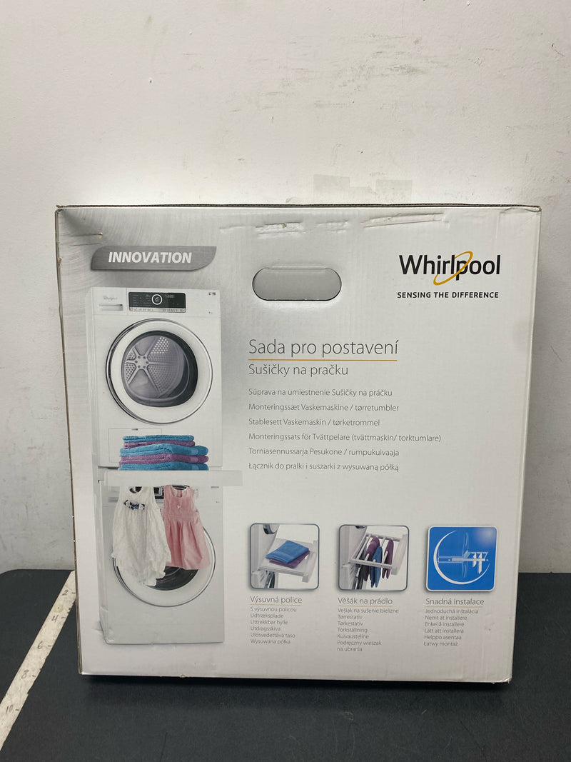 Whirlpool W10882520 24 Inch Wide Stacking Kit for Compact Whirlpool Washers and Dryers - White