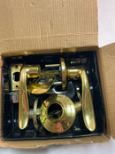 Kwikset 720TNL-3 Tustin Passage Door Leverset from the Signature Series - Polished Brass