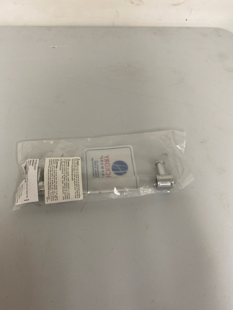 Hickory Hardware 1 Pack Solid Core Kitchen Cabinet Pulls, Luxury Cabinet Handles, Hardware for Doors & Dresser Drawers, 6-5/16 Inch (160mm) Hole Center, Crysacrylic with Chrome, Midway Collection