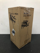 Vaxcel Lighting P0276 Milano Single Light 5" Wide Pendant with A Glass Shade - Satin Nickel