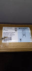 Geberit 111.335.00.5 Duofix 1.6/0.8 GPF Dual Flush In-Wall System with Sigma Concealed Toilet Tank Only for 2x6 Construction in White