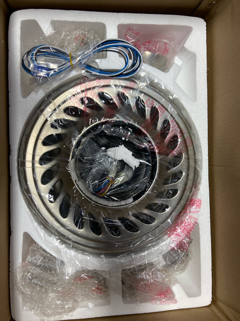 MinkaAire F568-BS/DW Supra 52" Uni-Pack 5 Blade Indoor Ceiling Fan - Brushed Steel