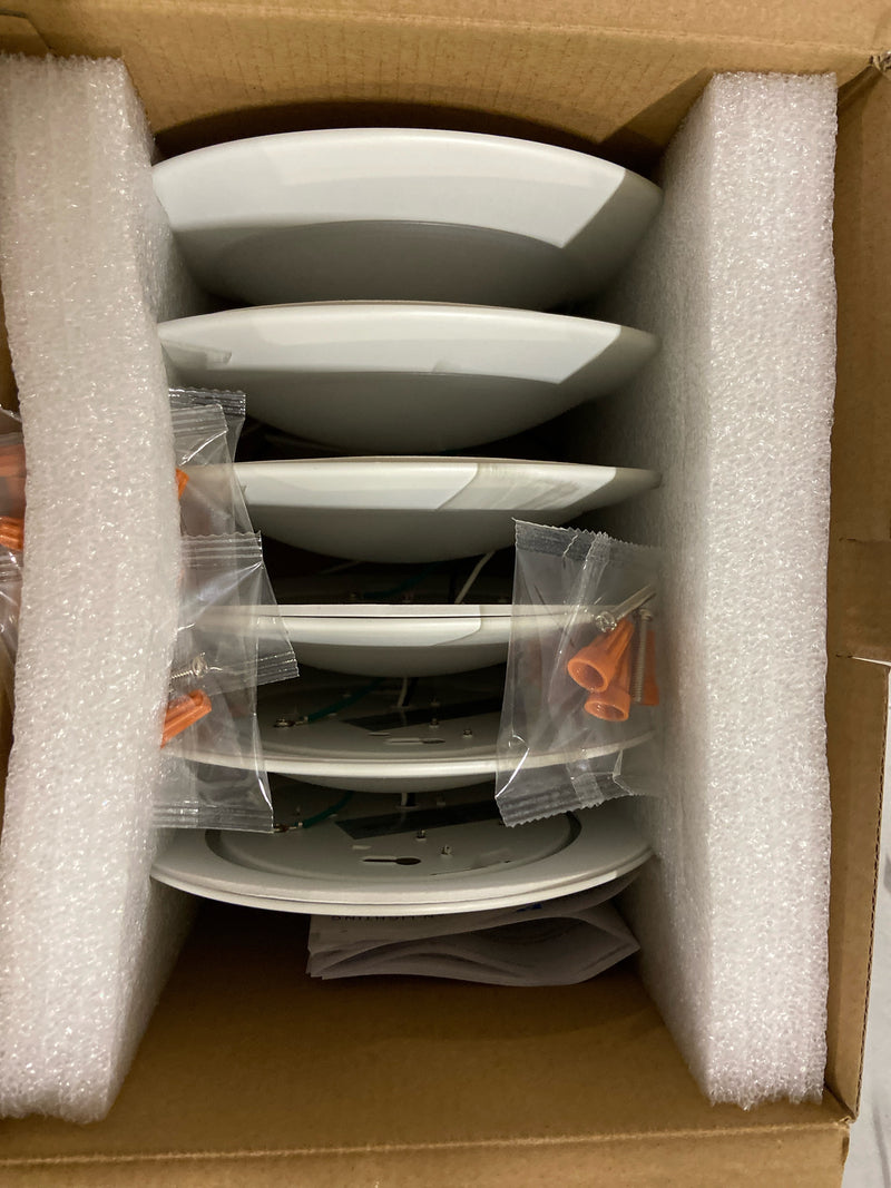 American Lighting RD6-30-WH 6 in. 3000K Slim Ready Disc White - Case of 6