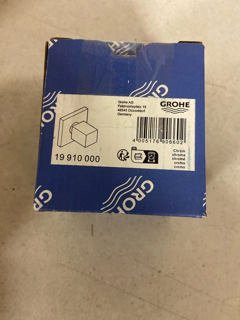 Grohe 19910000 Eurocube Volume Control Valve Trim Only with Knob Handle - Starlight Chrome