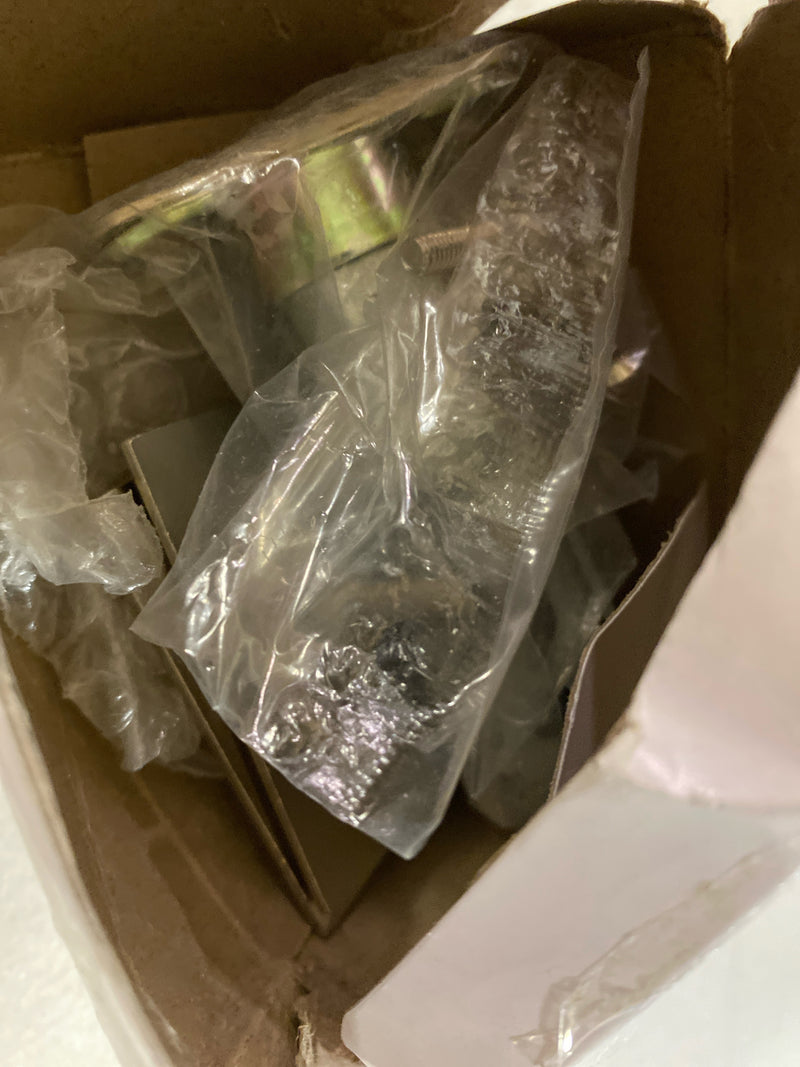 Kwikset 334SQT-15 Square Passage Hall/Closet Pocket Door Lock - Satin Nickel