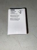 Amerock Glacio 2-1/8 inch (54mm) Length Clear/Polished Chrome Cabinet Knob, BP36977C26