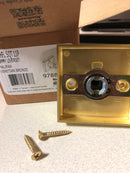 Kwikset 788HFLSQT-11P Halifax Non-Turning One-Sided Dummy Door Lever with Square Rose - Venetian Bronze