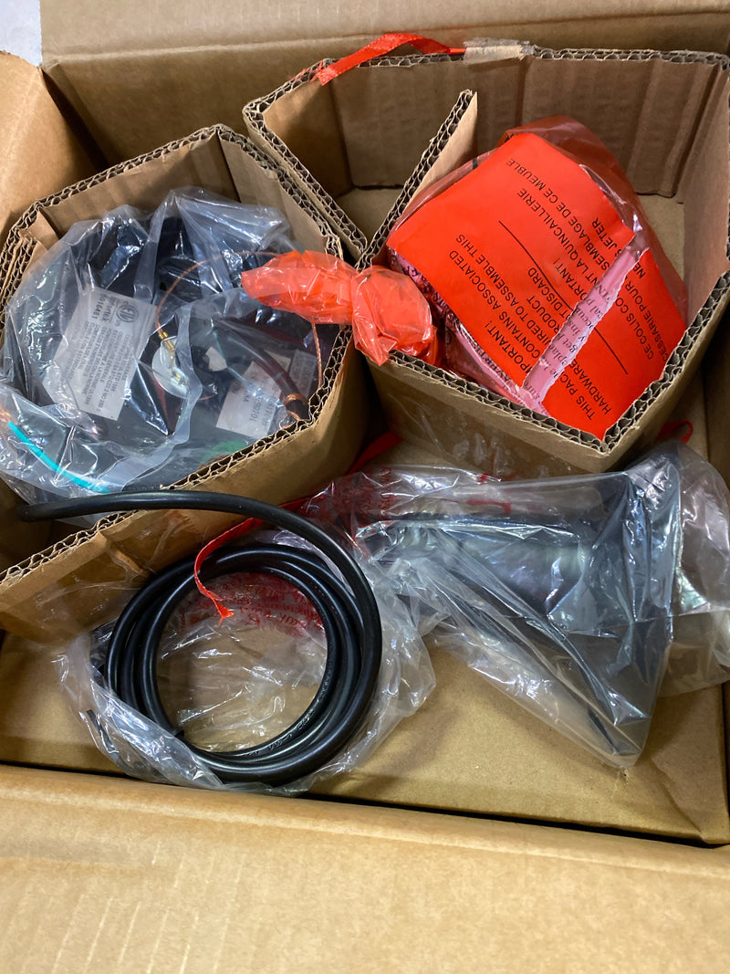 Lnc A0190701 Modern Farmhouse Black Island Pendant with Classic Barn Shade for Foyer Hallway, LED Compatible