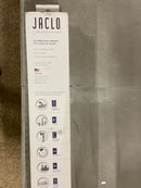 Jaclo 621-72CT-MBK Multi Turn Straight Pattern 1/2" IPS x 3/8" O.D. Toilet Supply Kit with Cross Handle, 20" Supply Tube, and Escutcheon - Matte Black