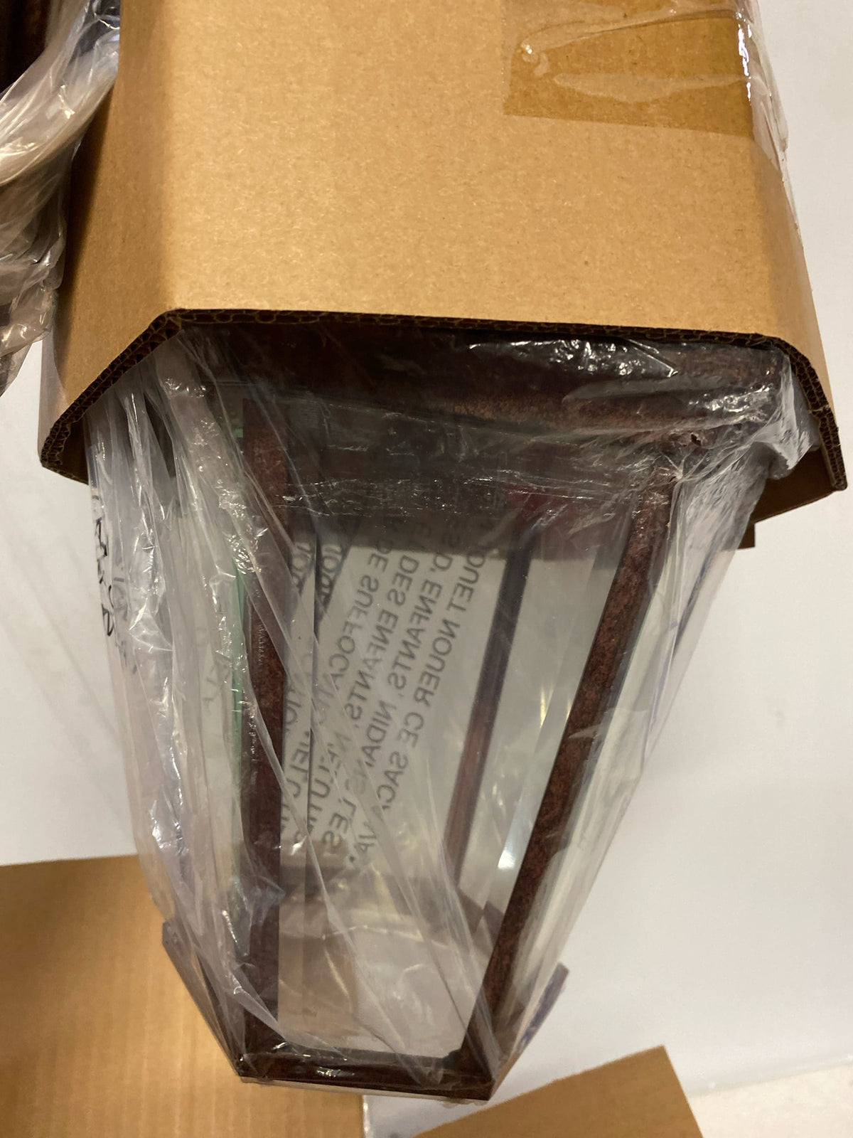 Kichler Madison 17" 1 Light Wall Light with Clear Beveled Glass in Tannery Bronze