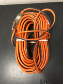 Ridgid 74100RGD 100 ft. 12/3 Heavy Duty Indoor/Outdoor Extension Cord with Lighted End, Orange/Grey