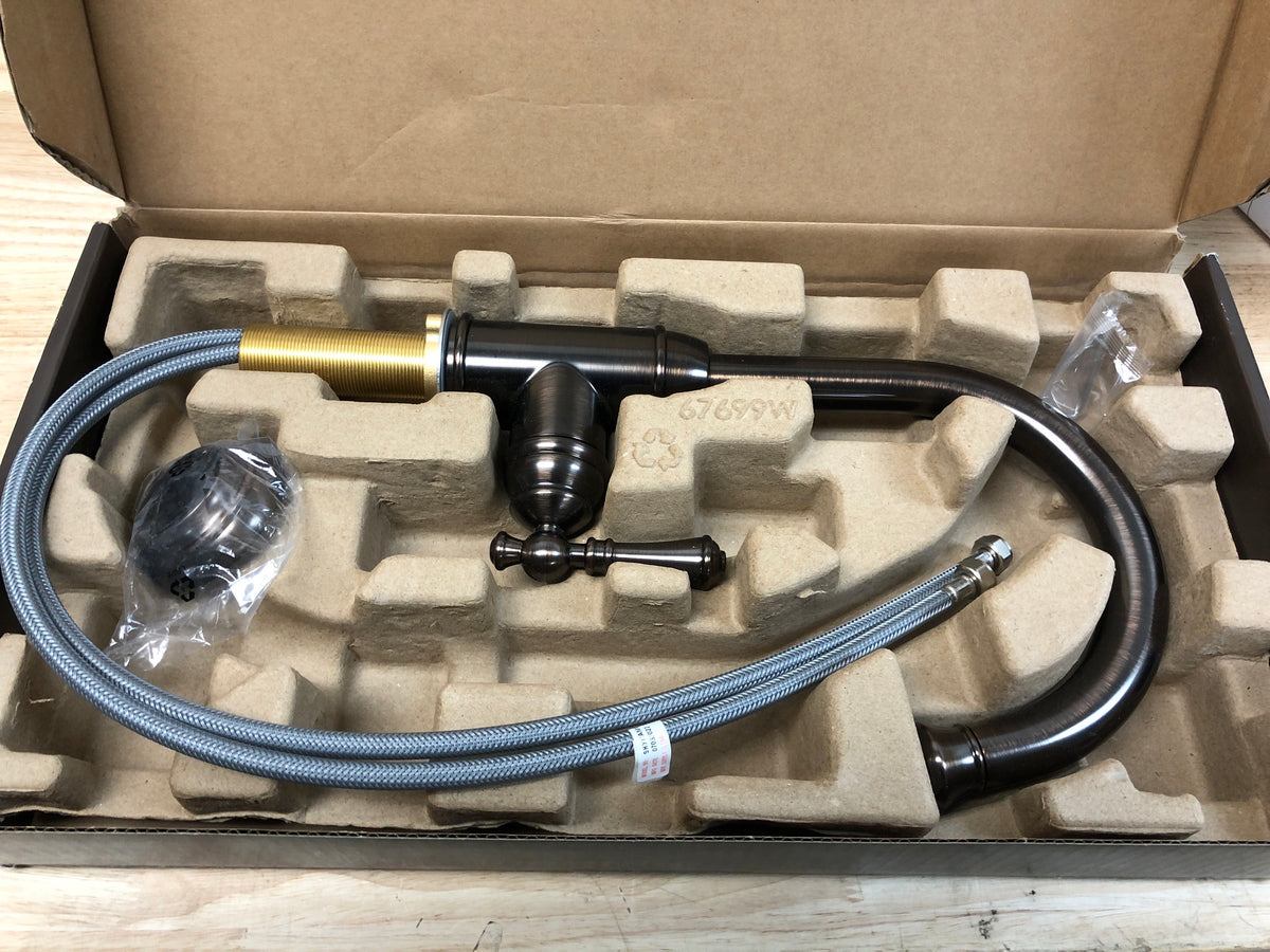 Signature Hardware 448565 Amberley 1.8 GPM Single Hole Bar Faucet - Oil Rubbed Bronze