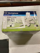 Westinghouse Lighting 7234400 Turbo Swirl 30 Inch White Indoor Ceiling Fan, Dimmable LED Light Fixture with Opal Frosted Glass