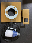Grohe 14469GN0 Eurocube Pressure Balanced Valve Trim Only with Single Lever Handle - Less Rough In - Brushed Cool Sunrise