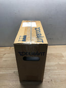 Duravit 07053600082 D-Code 5.13 in. Wall-Mounted Oval Bathroom Sink in White