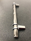 Amerock BP36650BCR26 London 6-5/16 Inch Center to Center Bar Cabinet Pull - Black Chrome / Polished Chrome