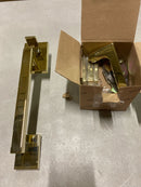 Baldwin 85390003RFD Minneapolis Right Handed Dummy Sectional Handleset with 5162 Interior Lever from the Estate Collection - Polished Brass