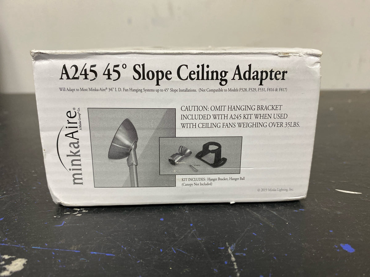 Minka-Aire Sloped Ceiling Adapter for Ceilings up to 45°, A245-DRFF