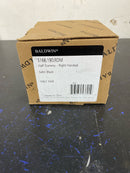 Baldwin 5166.RDM 5166 Right Handed Non-Turning One-Sided Dummy Door Lever with 5046 Rose from The Estate Collection - Satin Black