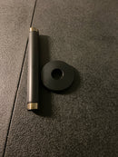 Kohler K-7394-BL 6-3/8" Ceiling Mounted Shower Arm and Flange - Matte Black