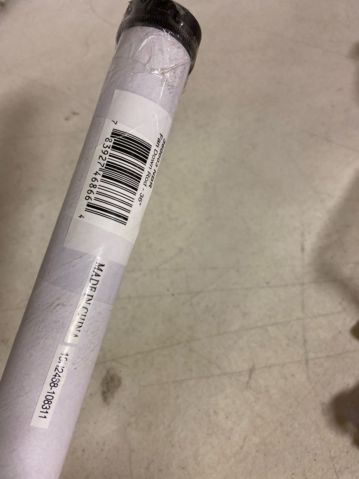 Kichler 360003NBR 36" Down Rod for 12 Ft Ceilings - Natural Brass