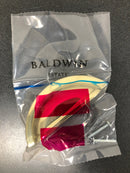 Baldwin 4424003BIN Cup 4 Inch Center to Center Cup Cabinet Pull from the Estate Collection - Lifetime Polished Brass