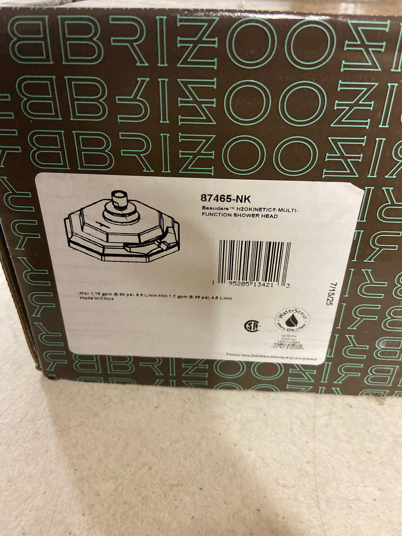 Brizo 87465-NK Beauclere 1.75 GPM Multi Function Shower Head - Luxe Nickel