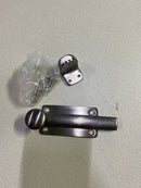 Baldwin 0345076 4-1/4 Inch Heavy Duty Dutch Door Bolt - Graphite Nickel