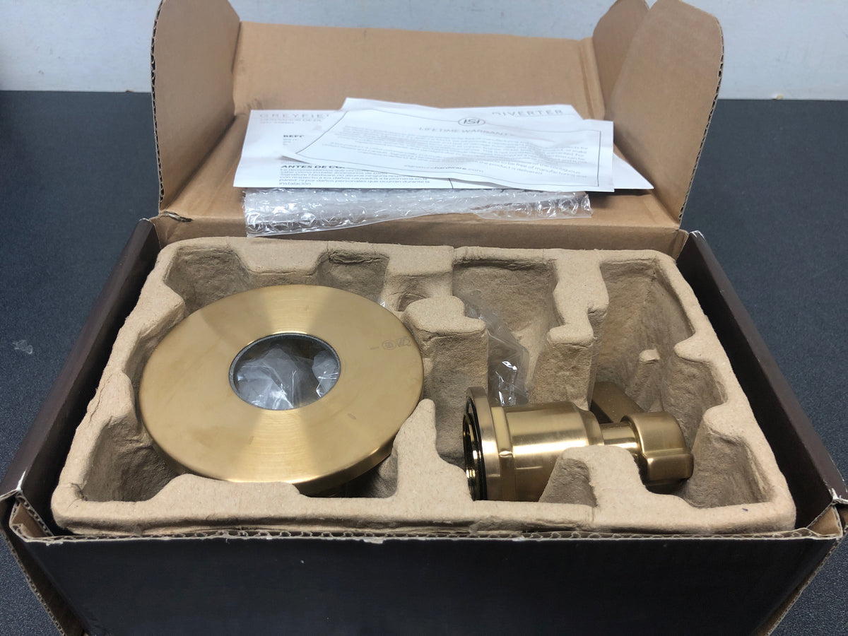 Signature Hardware 476963 Greyfield 6 Function Diverter Valve Trim - Less Valve - Brushed Gold