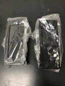 Emtek 2114US19138 Modern Rectangular 7-1/4 Inch Passage Mortise Pocket Door Pull for 1-3/8" Thick Doors - Flat Black