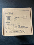 Nora NM2-2RG4027MPW 2" Mini Recessed Gimbal, 400 Lumens - No Housing Required (Matte Powder White, 2700K)