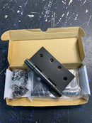 Emtek 96414US10B 4" x 4" Solid Brass Square Corner Ball Bearing Mortise Hinge - Pair - Oil Rubbed Bronze