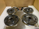 Summit appliance CR4SS24 24 in. Coil Top Electric Cooktop in Stainless Steel with 4 Elements