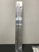 Zurn QH2TTS Thermal Track – Straight Panel - Chrome