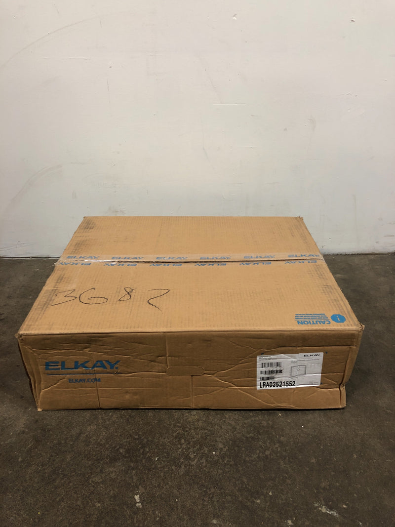 Elkay Lustertone Drop-In 25-in x 21.25-in Lustertone Single Bowl 2-Hole Kitchen Sink