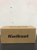 Kwikset Pismo Square Matte Black Hall/Closet Door Knob-720PSK SQT 514