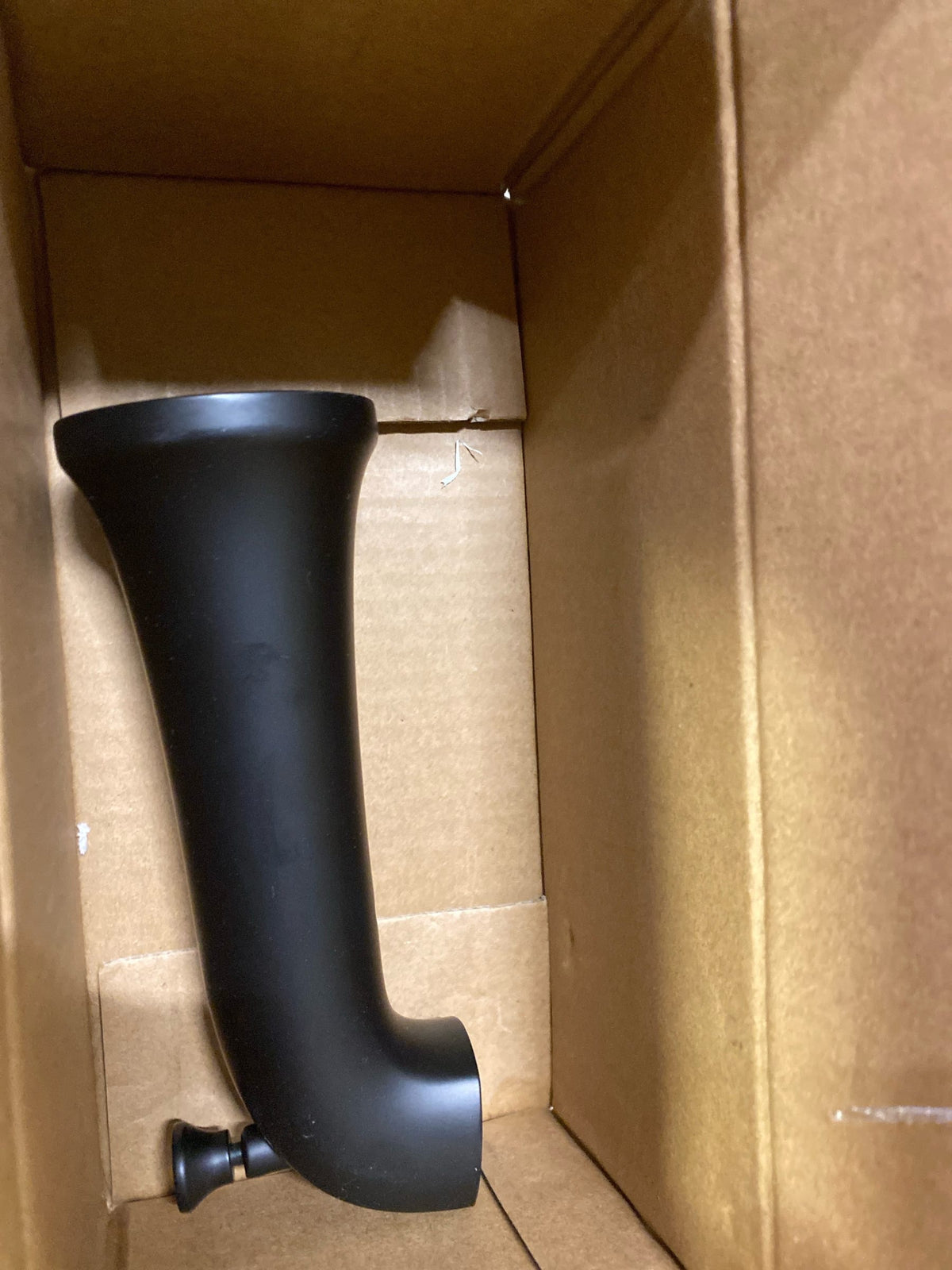 Kohler K-28563-BL Tempered 6-3/8" Integrated Diverter Tub Spout - Matte Black
