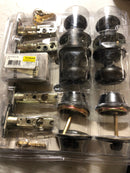 Kwikset T242CV11PSMTCPC Cove Venetian Bronze Keyed Entry Door Knob and Single Cylinder Deadbolt Project Pack featuring SmartKey and Microban